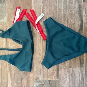 Left On Friday Teal Bikini Set